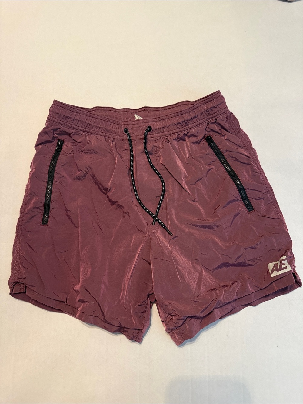 American Eagle Men’s Nylon Running/Jogger Purple Shorts Size S